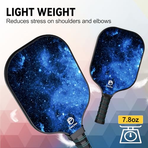 DULCE DOM Pickleball Paddles Set of 2/4 - USAPA Approved - color: Blue*2