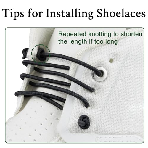 Endoto Shoe Laces for On Cloud Replacement Shoelaces Strings - color: Black, size: 20Inch