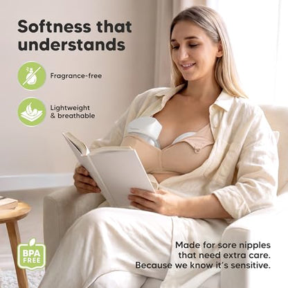 KeaBabies Nursing Pads Disposable, Breast Pads for Leaking Milk (120 Count) - size: 120 Count