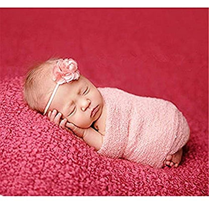 Newborn Photography Props Swaddle Wraps - color: Pink