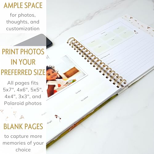 Personalized Baby Memory Book, 4x6 Photo Cover, First 5 Years, Woodland - color: Whimsical Woods