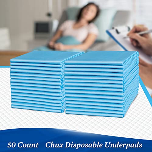 SOFYFINE 50 Count Disposable Bed Pads 23"x36",Waterproof Puppy Pee Pad - size: 23"x36"(50 Count)