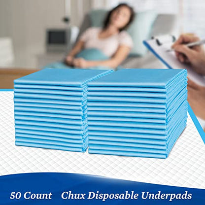 SOFYFINE 50 Count Disposable Bed Pads 23"x36",Waterproof Puppy Pee Pad - size: 23"x36"(50 Count)