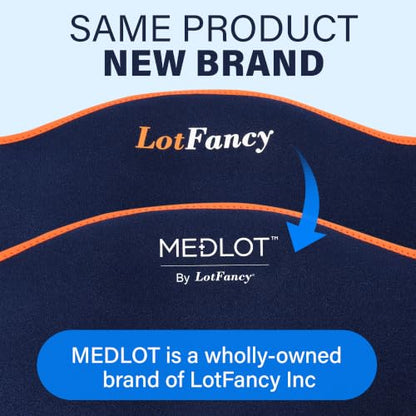 LotFancy Ice Pack Wrap for Lower Back Pain, 2 Gel Packs, Hot Cold Therapy