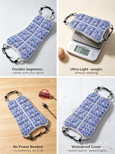 Cooling Chair Pad for Office Chair and Car Seat, Reusable PCM Pad