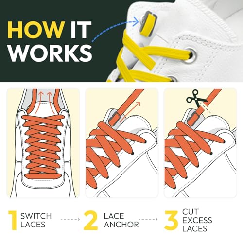 Xpand No Tie Elastic Shoe Laces for Sneakers - Shoelaces for Adults & Kids - color: Gray
