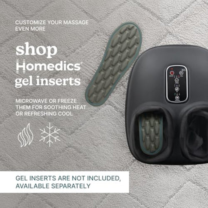 Homedics Shiatsu Foot Massager with Heat, Air Compression & Vibration