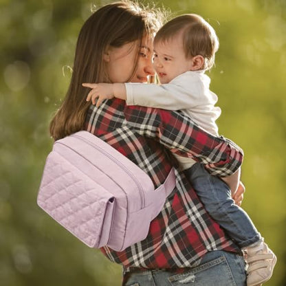 G4Free Small Diaper Bag, Mini Sling Diaper Bag with Portable Changing Pad - color: Pink