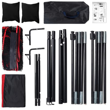 Football Kicking Practice Net Quick Setup Portable Carry Bag - size: 3X6FT