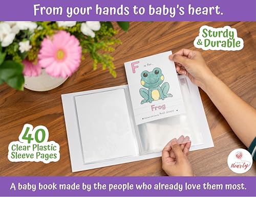 Party Hearty Baby's First ABC & 123 Book, Baby Shower Activity Keepsake