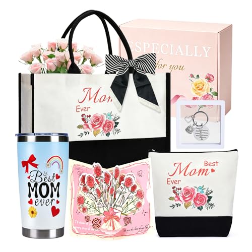 NST Birthday Gifts for Women, Happy Birthday Gifts for Mom Tote Bag Set - color: Mom Gifts-b
