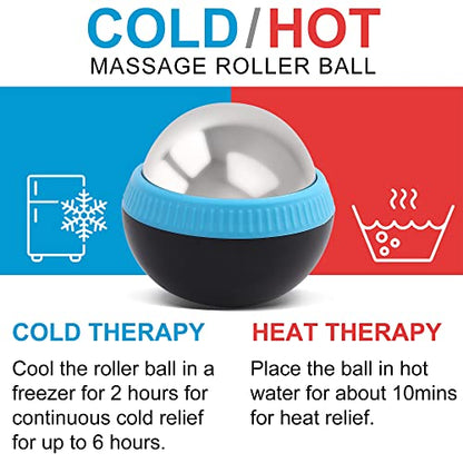 Cryosphere Massage Roller Ball for Body Muscle Relief, Set of 2