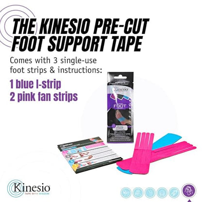 Kinesio 0850989002287 Pre-Cut Application Foot Tape