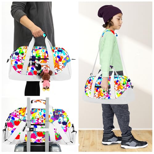 Kids Overnighter Duffel Bag Carry-On Size Sport Bag（11wcai) - color: 11-wcai
