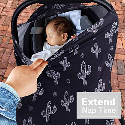 Metplus Car Seat Cover for Babies, Carseat Canopy & Nursing Covers (Cactus) - color: Cactus