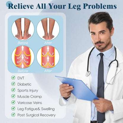 2 Pairs 20-30mmHg Knee High Compression Socks for Women, Open Toe - color: Beige & Black, size: XX-Large