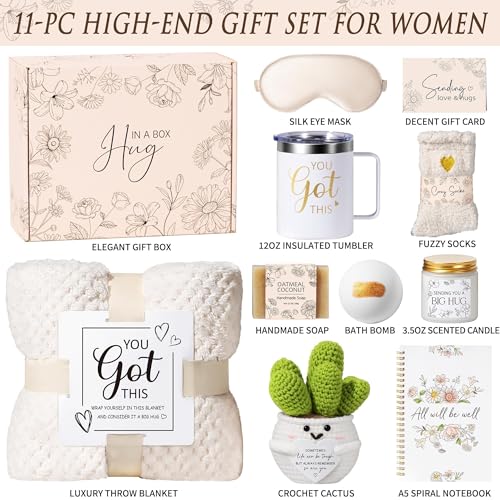 Get Well Soon Gifts Baskets for Women Spa Self Care Package After Surgery