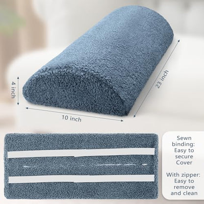 Wesiti Recliner Leg Rest Cushion Footrest Pillow Elevate Feet, Haze Blue - color: Haze Blue