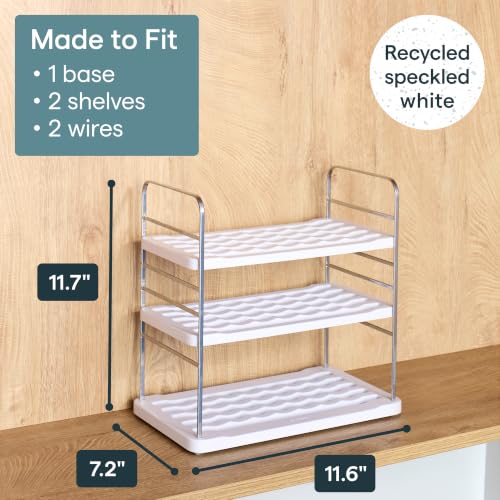 YouCopia UpSpace 9 Water Bottle Organizer, Adjustable Tumbler Cabinet Rack - size: 9 Bottle Premium