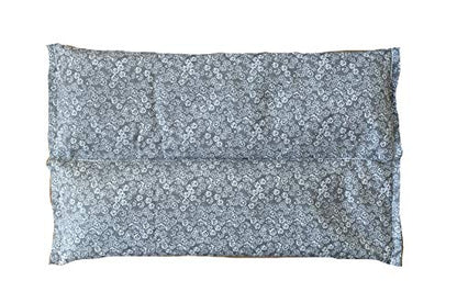 SacksyThyme Microwave Heating Pad for Pain Relief, Flaxseed & Cherry Pit Herbal Heating Pad, Hot Cold Therapy (Grey) - color: Grey