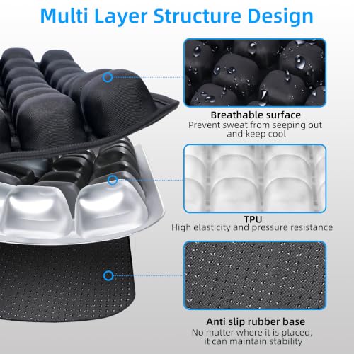 Sodurue Travel Cushion, Airplane Seat Cushion for Long Flights