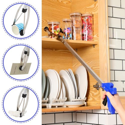 Sabary 10 Pack Suction Cup Trash Picker Grabber Tool,Blue,35 Inch - color: Blue, size: 35 Inch