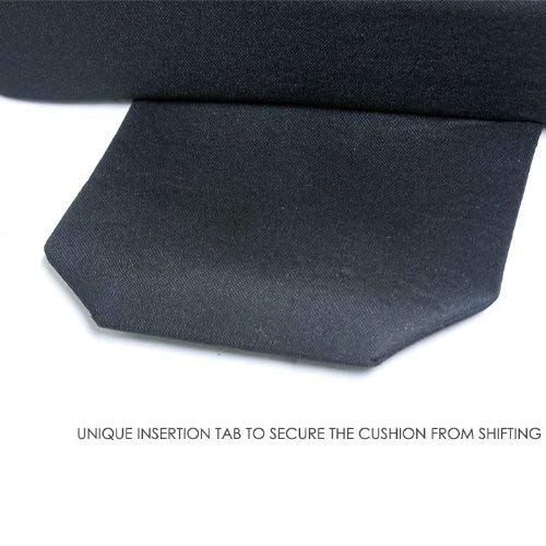 Yupbizauto Wedge Seat Cushion for Car or Office Chair, Tan - color: Tan Syn Leather