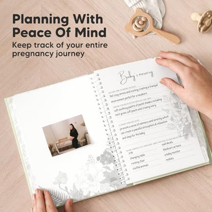 Pregnancy Journal, Pregnancy Announcements, 80 Pages Hard Cover (Chiffon) - color: Chiffon