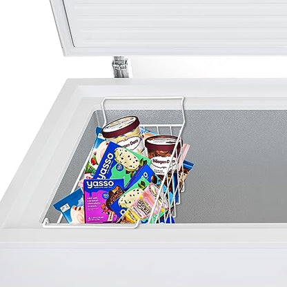 Chest Freezer Organizer Bins 15.5in Metal Wire Baskets - size: 15.5 inch