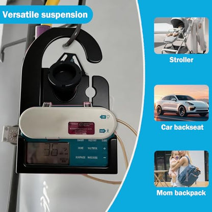 Holder Compatible with Infinity Feeding Pump（Black） - color: Black