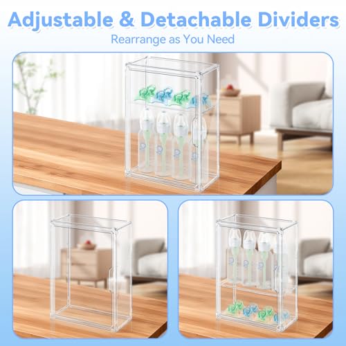 Baby Bottle Storage Organizer for Countertop Cabinet - size: Medium: 14.2" x 10.7" x 5.5"