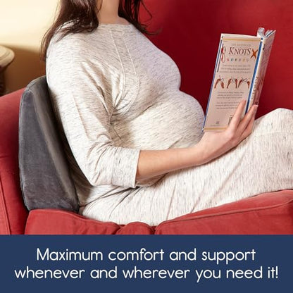 Hiccapop Pregnancy Wedge Pillow, Maternity Pillow Support Belly, Legs, Back