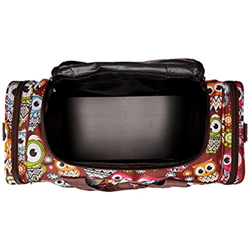 Rockland 19" Polyester Duffel Bag, Owl - color: Owl, size: 19"