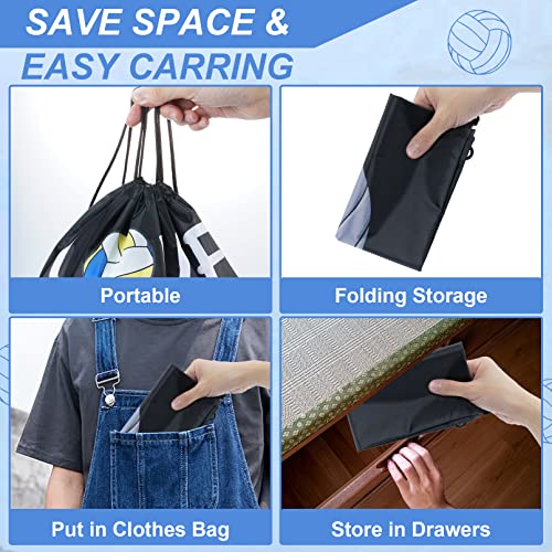 12Pack Volleyball Drawstring Backpacks Gift Bags, 17 x 13.4 in - style: Volleyball