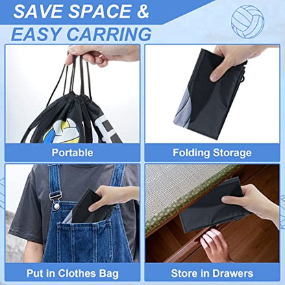 12Pack Volleyball Drawstring Backpacks Gift Bags, 17 x 13.4 in - style: Volleyball