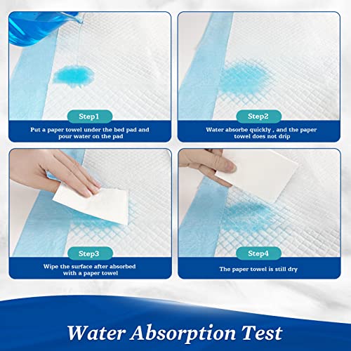 SOFYFINE 50 Count Disposable Bed Pads 23"x36",Waterproof Puppy Pee Pad - size: 23"x36"(50 Count)