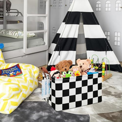 Rectangular Collapsible Boys Racecar Storage Basket Nursery Organizer - color: LYS-SNT- Rec-Football