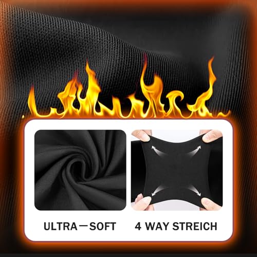 SINOPHANT Maternity Fleece Lined Leggings Over Belly with Pockets - size: XX-Large