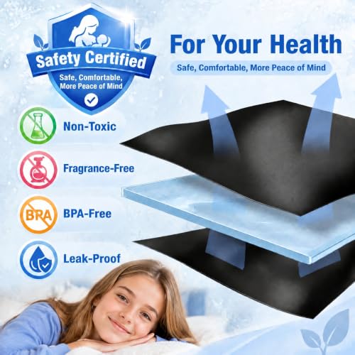 Reusable Neck Ice Pack Wrap - Hot Cold Therapy Gel Pack for Neck Shoulder Pain Relief, Adjustable Velcro Strap, Soft Lycra Fabric, Flexible Cervical Cold Compress for Injuries Recovery