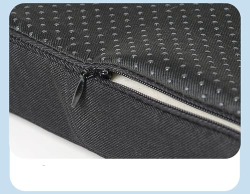 14" Round Bar Stool Cushion Detachable Round Seat Cushion Circle Chair Pad - color: Black, size: 14 Inches