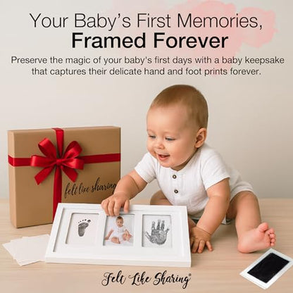 Felt Like Sharing My Tiny Prints Baby Handprint & Footprint Kit (Gray) - color: Gray