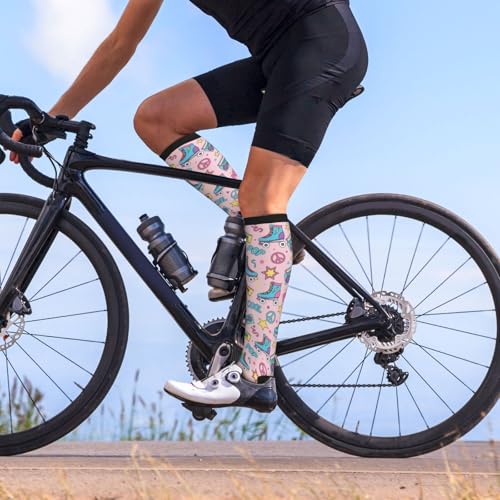 Compression Sock Graduated Knee High Sock for Women Men - color: 25