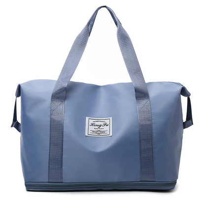 Duffle Bag for Travel, Weekender Overnight Bags-Dusty Blue - color: Dusty Blue