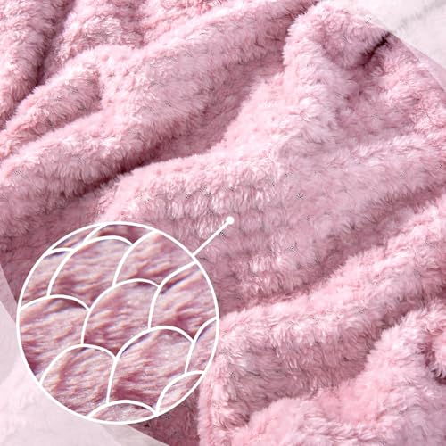 urnexttour Travel Pillow and Blanket Set Neck Pillow Airplane Memory Pink - color: B-pink