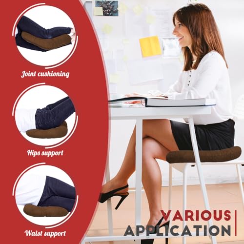 Donut Pillow for Tailbone Pain, Hemorrhoid Pillow (Brown) - color: Brown