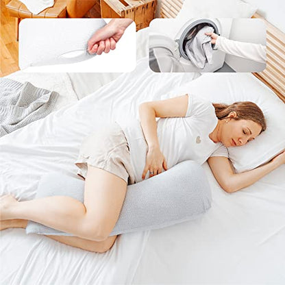 Babymoov XXL B.Love Maternity Pillow - Premium Organic Pregnancy Body Pillow for Sleeping & Side-Sleeping (Oeko-TEX Certified)