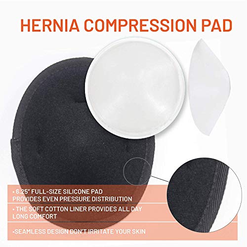 Everyday Medical Plus Size Umbilical Hernia Belt for Women | Hernia Binder for Men | Navel, Ventral & Incisional | Abdominal Support | L/XL - size: Large/X-Large (Pack of 1)