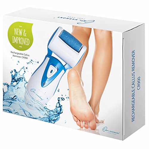 Own Harmony Electric Foot Callus Remover - Rechargeable Pedicure File Tool - color: Blue