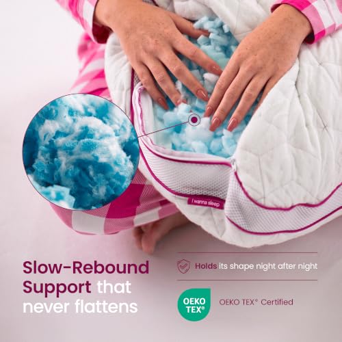 IWS I WANNA SLEEP Premium SnowTouch® Adjustable Size Pillow - color: Queen, size: Pack of 1