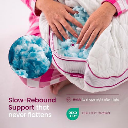 IWS I WANNA SLEEP Premium SnowTouch® Adjustable Size Pillow - color: Queen, size: Pack of 1